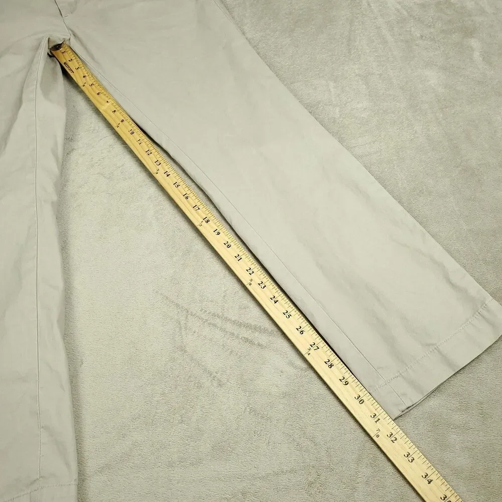 Banana Republic Aiden Chino Pants Mens 32x32 Beige Khaki Regular Fit Casual
